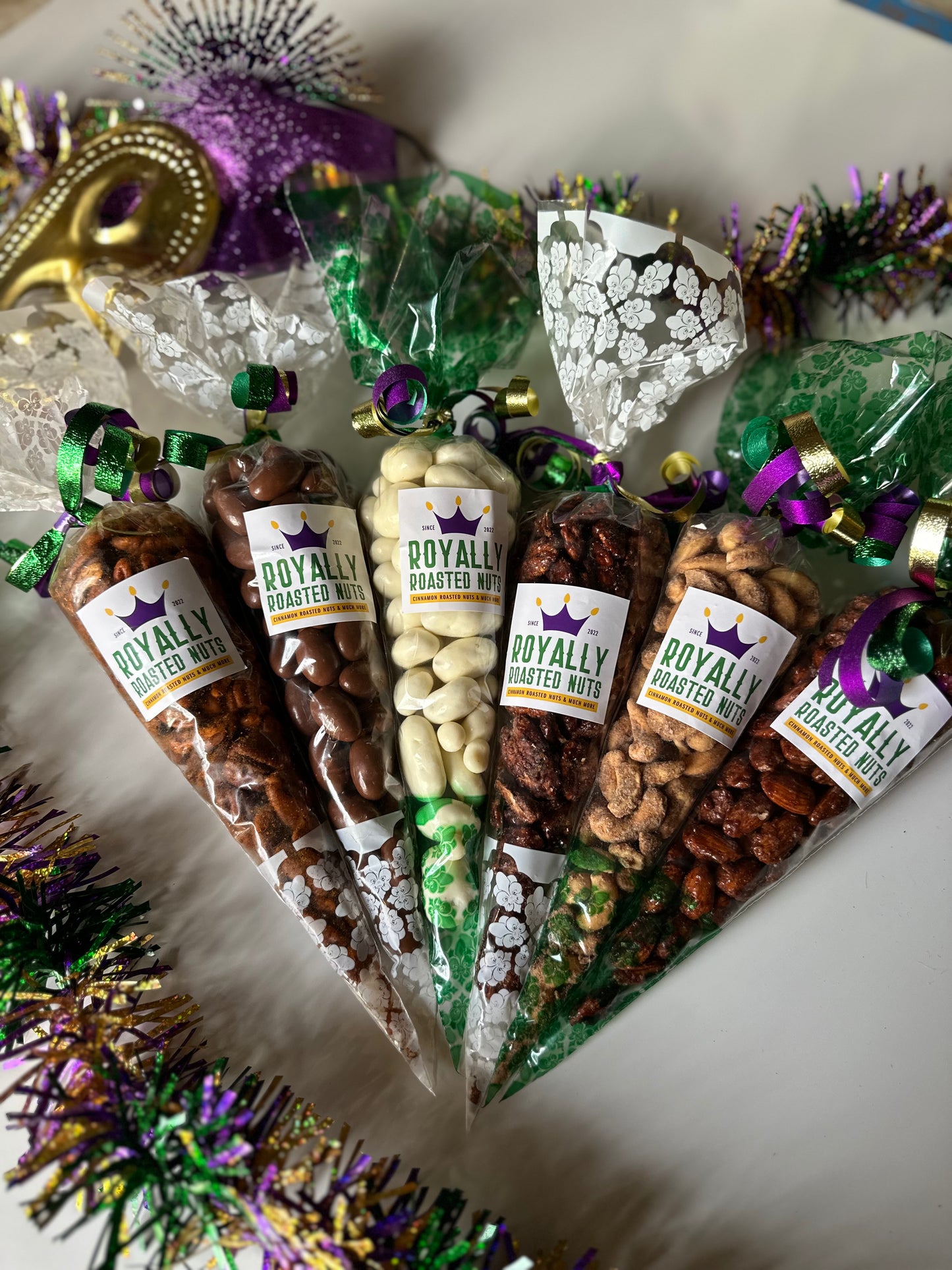 Mardi Gras Medium Cones